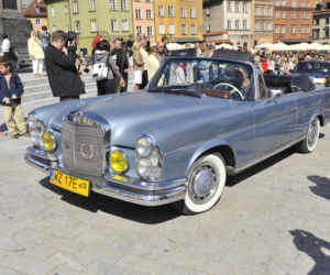 Parada Mercedesów w Warszawie 