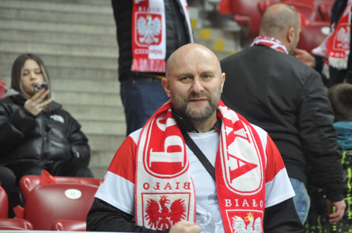 Polska - Litwa na PGE Narodowym. Zdjęcia kibiców