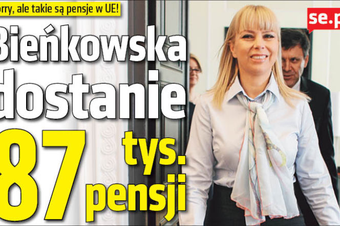 Bieńkowska dostanie 87 tys. pensji