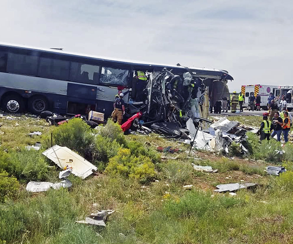 wypadek autobusu