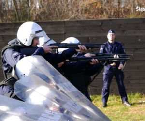 Policjanci z Bytomia szkolili się na strzelnicy