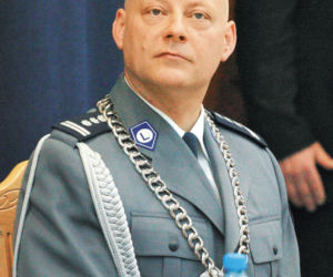 Tak choruje komendant policji