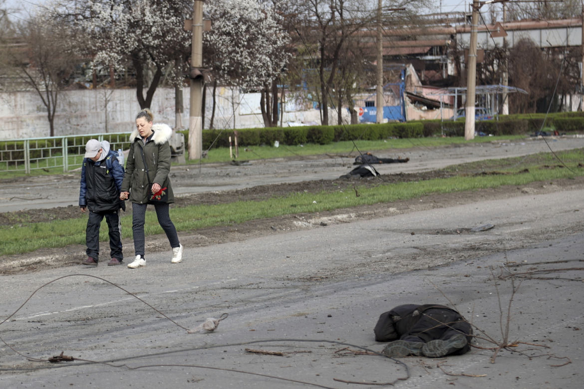 Pułk Azow pokazał zniszczenia Mariupola