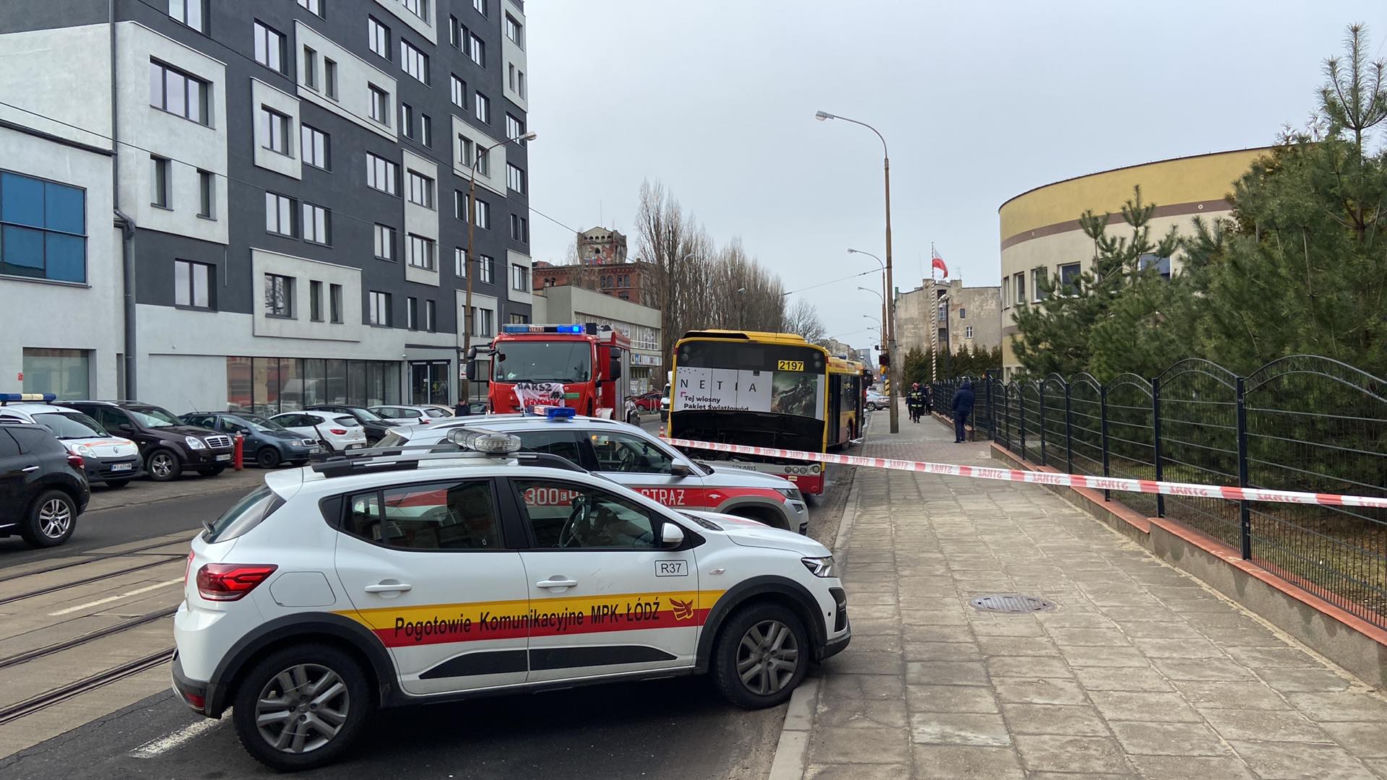 Groźny wypadek na Przybyszewskiego w Łodzi