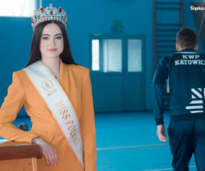 Miss Polski z Katowic wstąpiła na jeden dzień do policji. Anna Maria-Jaromin wzięła udział w teście sprawnościowym