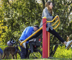 Pełczyńska-Nałęcz na siłowni. Tak wyglądał jej trening z psem