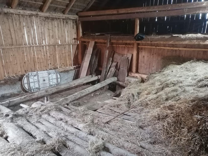 Remont chyży łemkowskiej w Hańczowej