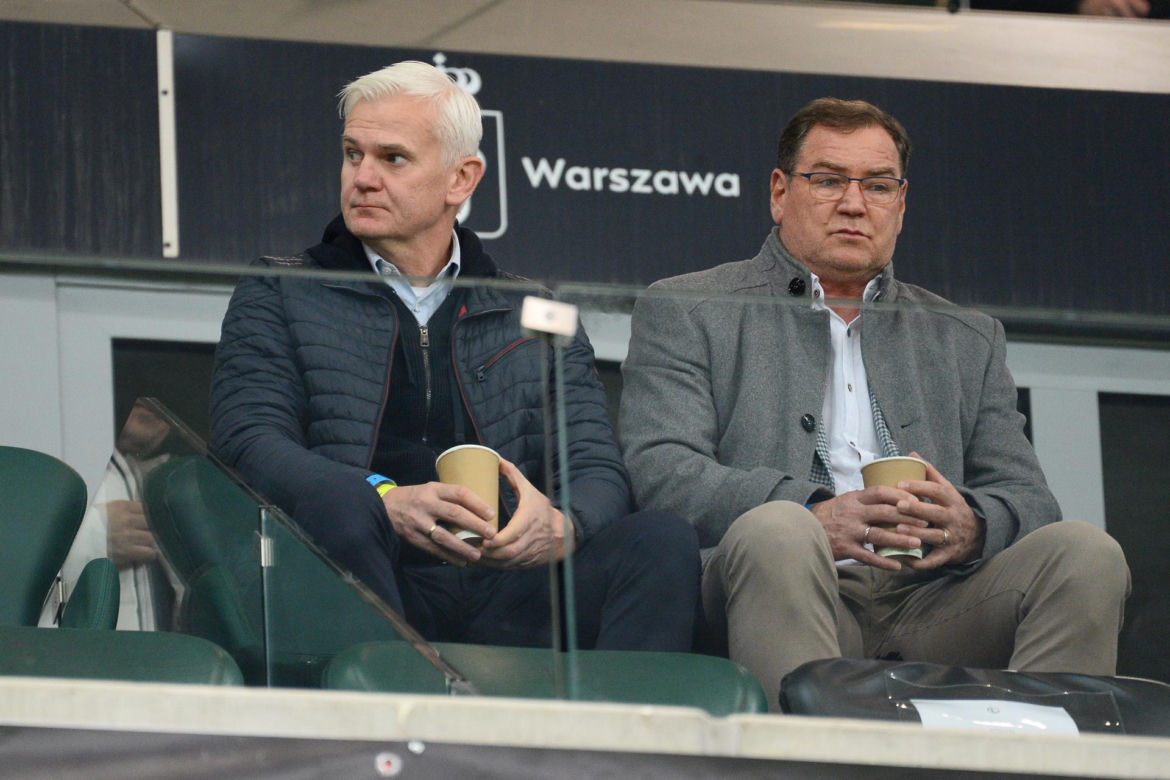 Jan Urban i Jacek Magiera przyłapani na Legii