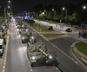Nocna próba defilady wojskowej w Warszawie 2