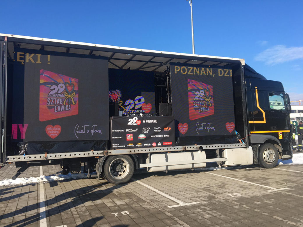 Sztabowóz WOŚP Ławica wyruszył w trasę