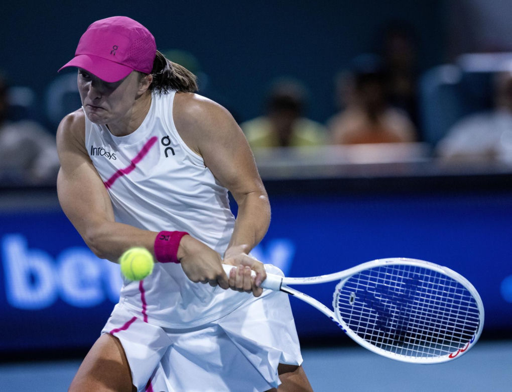 Turniej WTA 1000 w Miami 2024. Iga Świątek przegrała z Rosjanką Jekateriną Aleksandrową