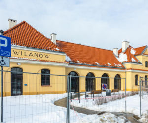 Dawny dworzec Warszawa Wilanów po remoncie