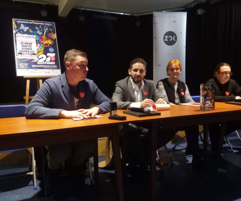 Konferencja prasowa zielonogórskiego sztabu WOŚP