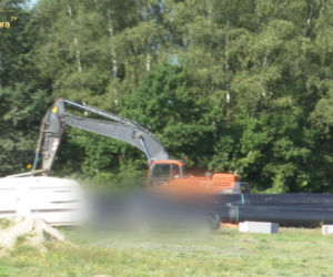 Dramat na budowie gazociągu pod Tarnowem