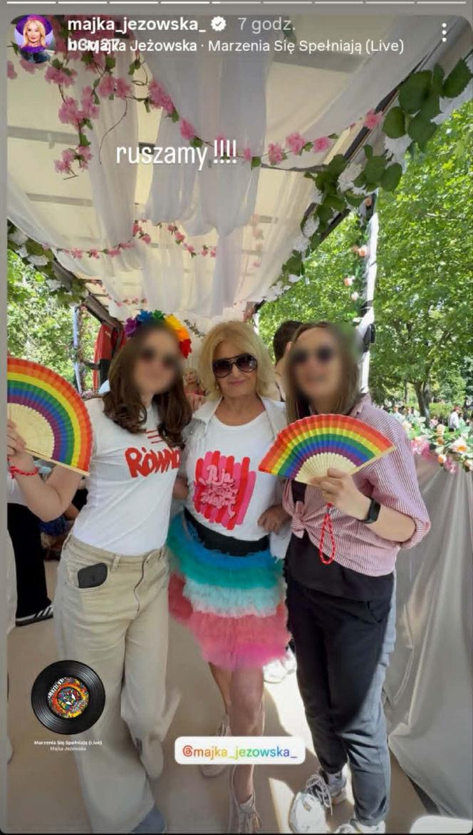 Gwiazdy na Paradzie Równości: Majka Jeżowska