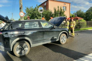 Wypadek na ulicy Żytniej w Starachowicach