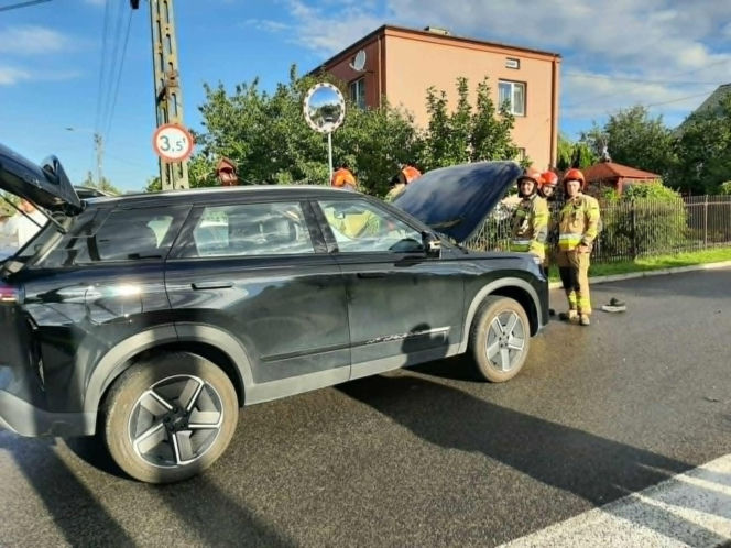 Wypadek na ulicy Żytniej w Starachowicach