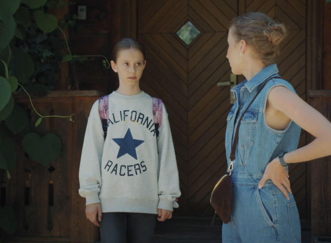 M jak miłość, odcinek 1894. Natalka (Dominika Suchecka), Hania (Wiktoria Basik)