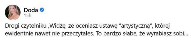 Awantura wokół pieniędzy dla artystów. Doda nie wytrzymała!