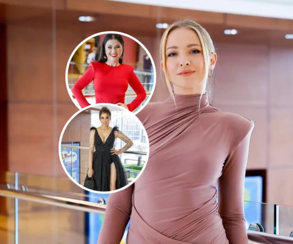 Cichopek i Kurdej-Szatan w obcisłych kieckach, Hyży zagrała nogą