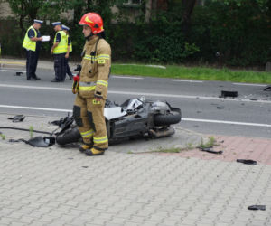 Śmiertelny wypadek motocyklisty w Radości