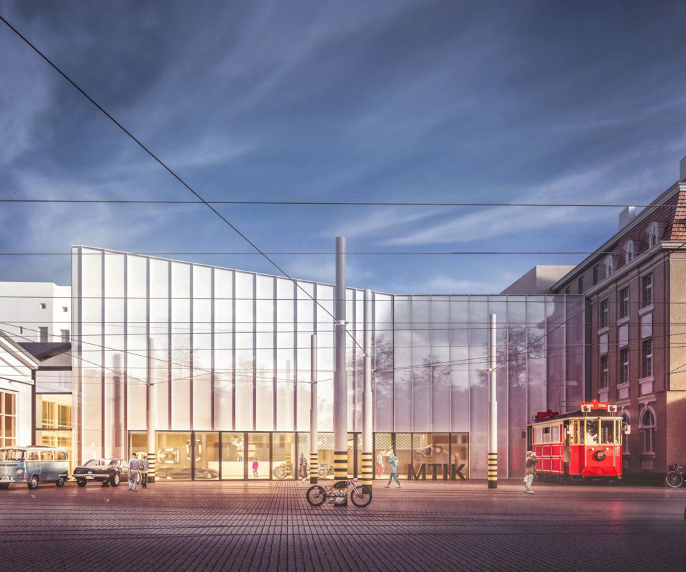 Rozbudowa Muzeum Techniki i Komunikacji w Szczecinie - wizualizacja