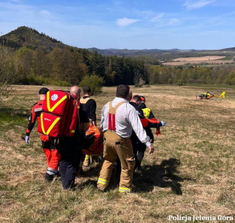 Runął na ziemię tuż po starcie! Dramatyczny finał lotu na Dolnym Śląsku 