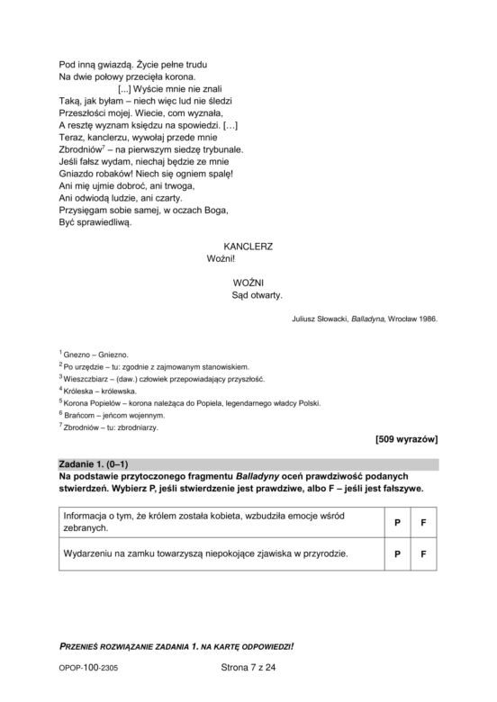 Tak wyglądał egzamin ósmoklasisty 2023 z polskiego!