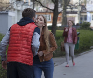 Przyjaciółki 7 sezon odc. 86. Michał (Marcin Rogacewicz), Edyta (Paulina Chapko)