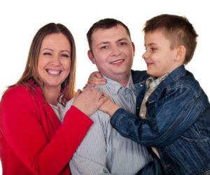 Agnieszka i Łukasz Czyżniak z synem Alexem