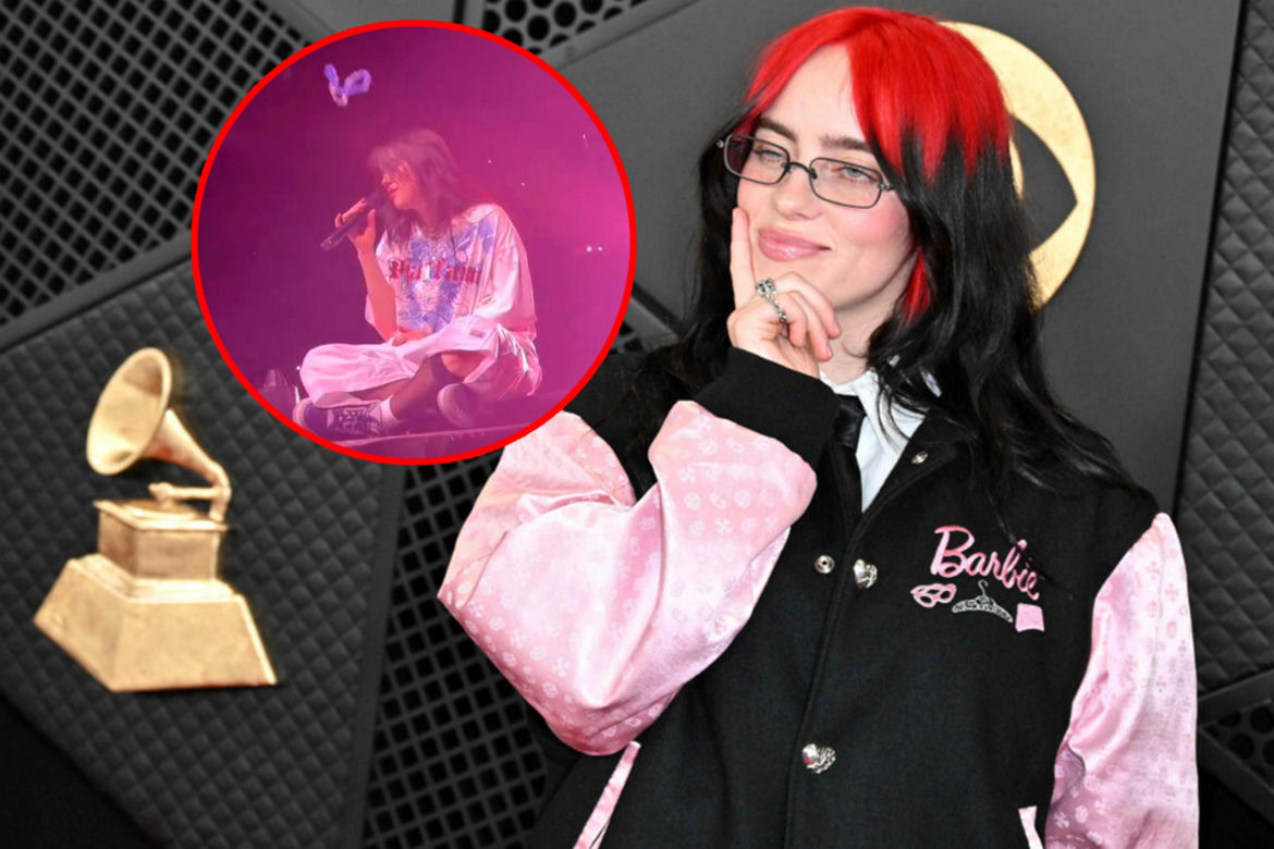 Billie Eilish dostała w twarz na koncercie! Film obiega internet