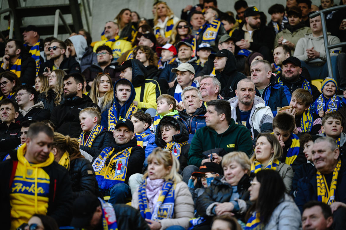 Arka Gdynia - Jagiellonia Białystok: Zdjęcia kibiców i zawodników z meczu 29. kolejki PKO BP Ekstraklasy