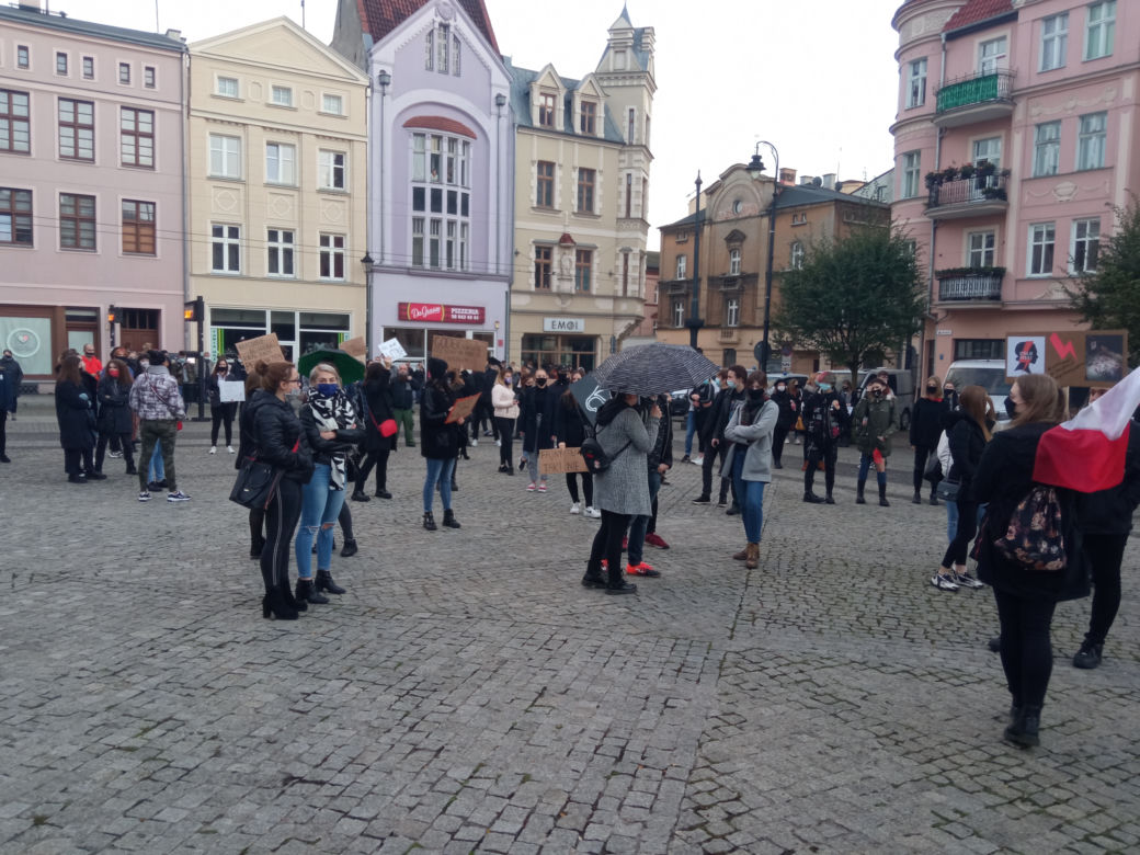 Protest w Grudziądzu