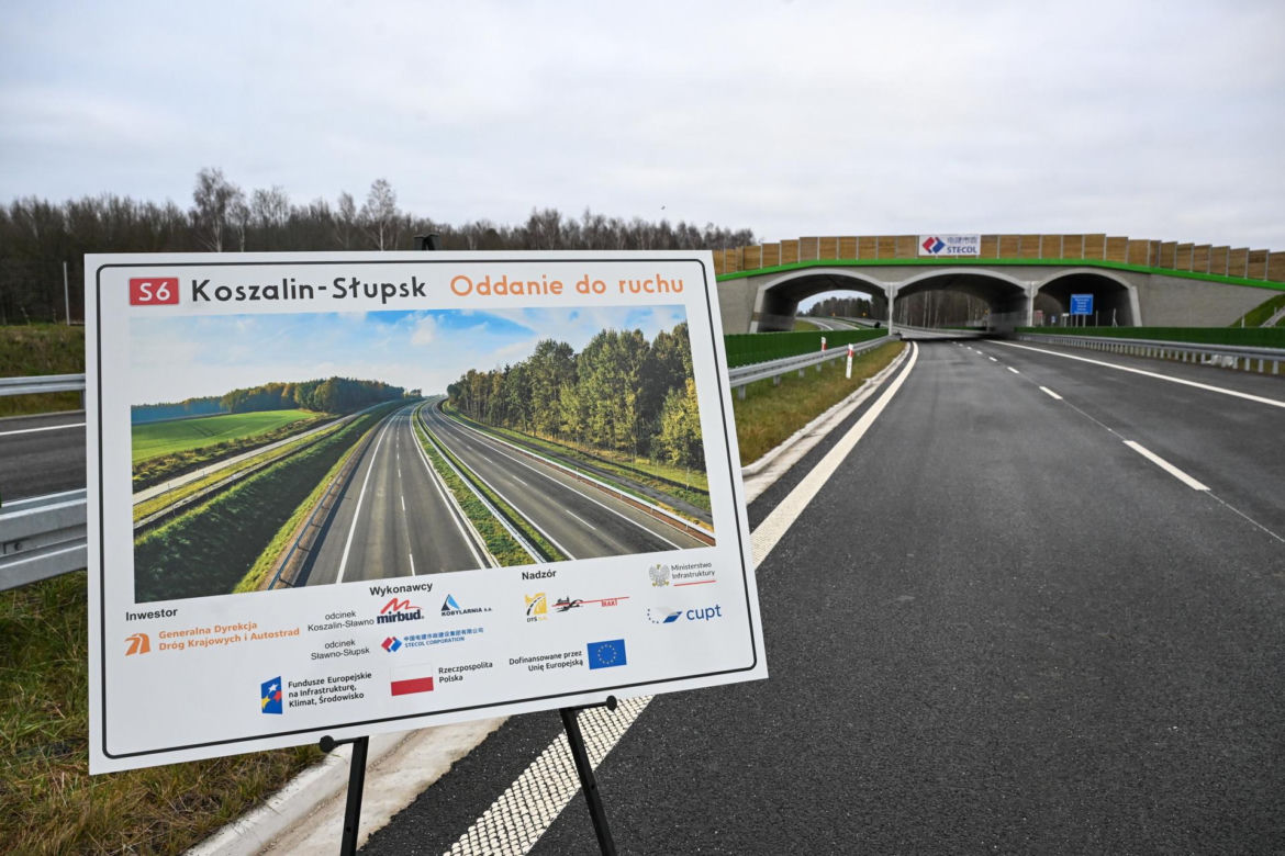 Zachodniopomorskie/ Odcinek S6 Sianów-Słupsk oddany do ruchu