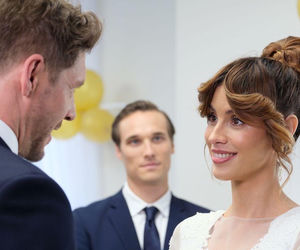 M jak miłość odc. 1890. Kama (Michalina Sosna), Marcin (Mikołaj Roznerski)