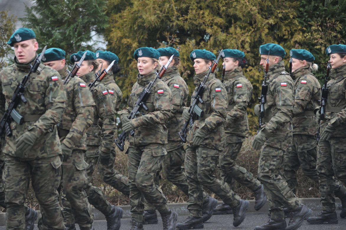 Ochotnicy złożyli przysięgę wojskową
