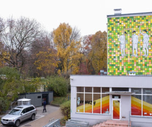 Mural przy ul. Grażyny