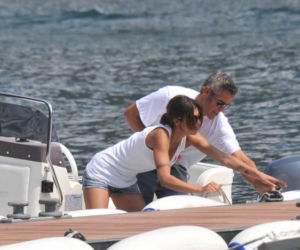 George Clooney i Elisabetta Canalis