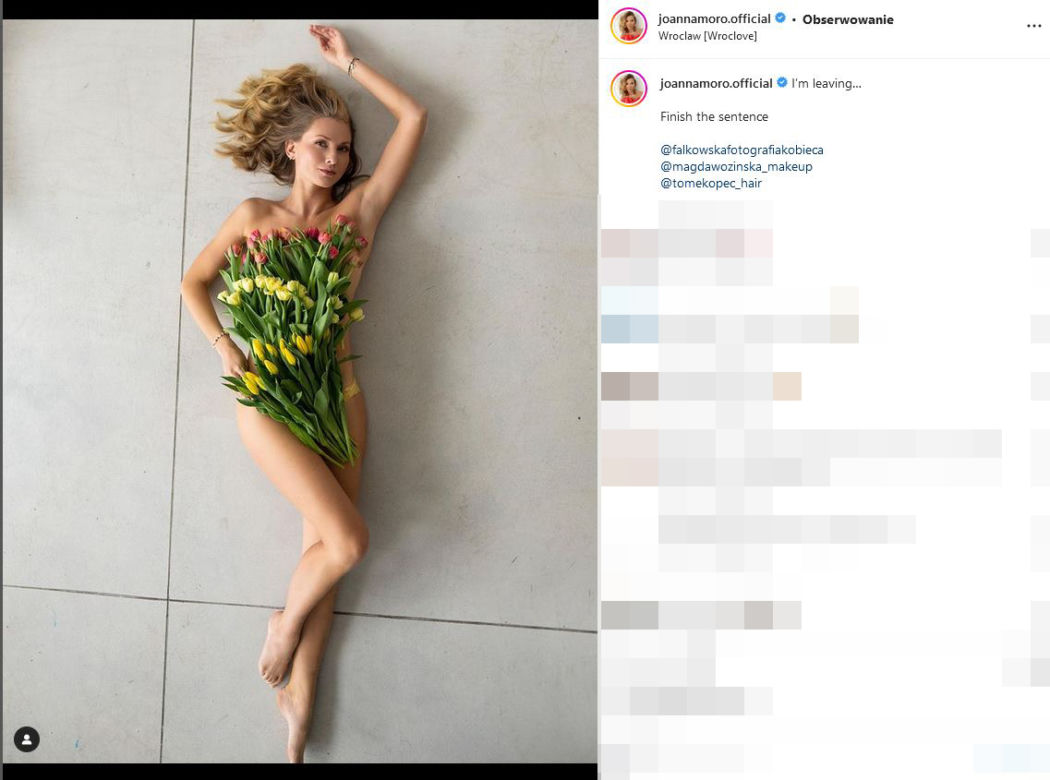 Joanna Moro topless na publicznej plaży