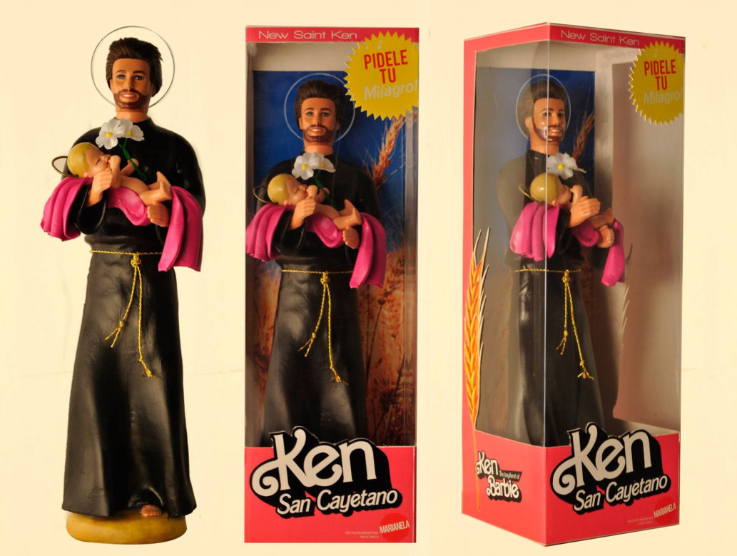 Matka Boska jako Lalka Barbie, Jezus na krzyżu jako Ken