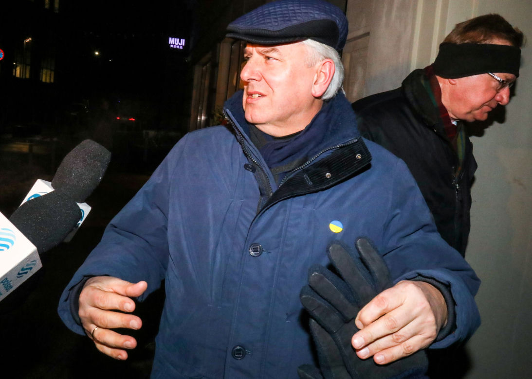 Politycy opozycji na spotkaniu w klubie przy ul.Mysiej