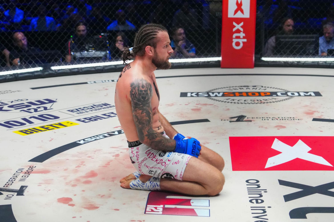 XTB KSW 121. Potężny cios w krocze, trybuny zamarły!
