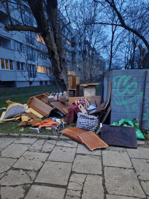 Dzikie śmietnisko w centrum Wrocławia. Mieszkańcy osiedla: Żyjemy w chlewie 