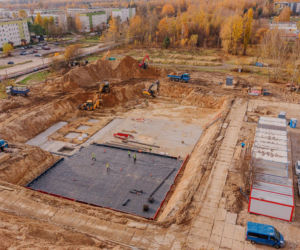 Budowa aquaparku Widzew - stan listopad 2025