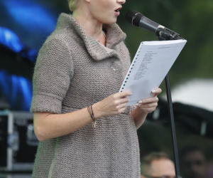 Poparła protest kobiet!