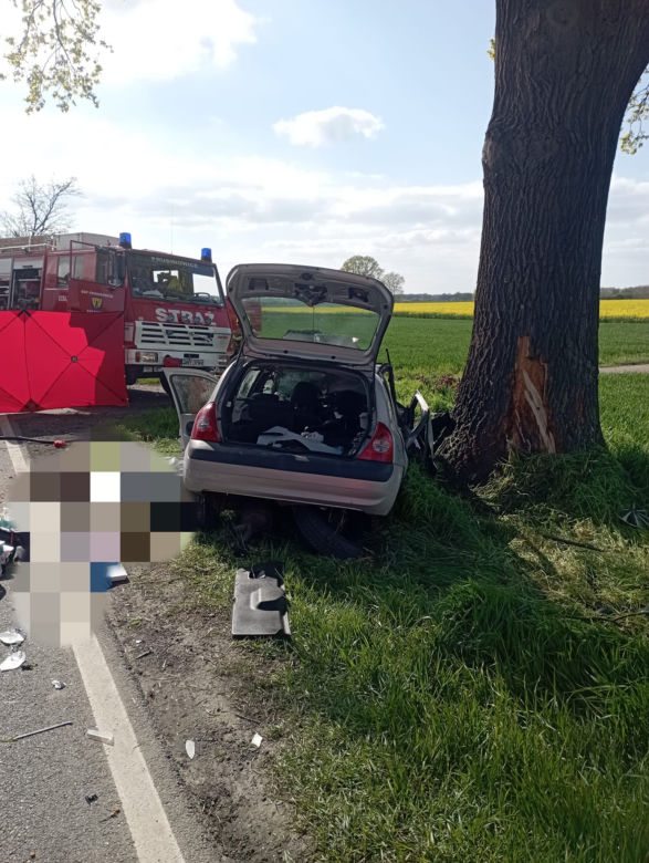 Młoda kobieta zginęła w wypadku na DK 46