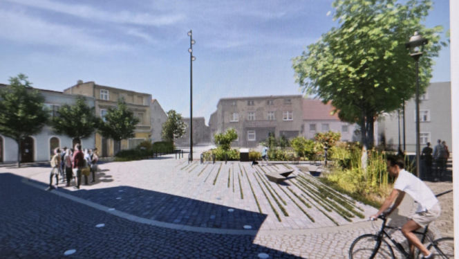 Zamiast parkingu – zieleń. Tak zmieni się Plac Powstańców w Lesznie
