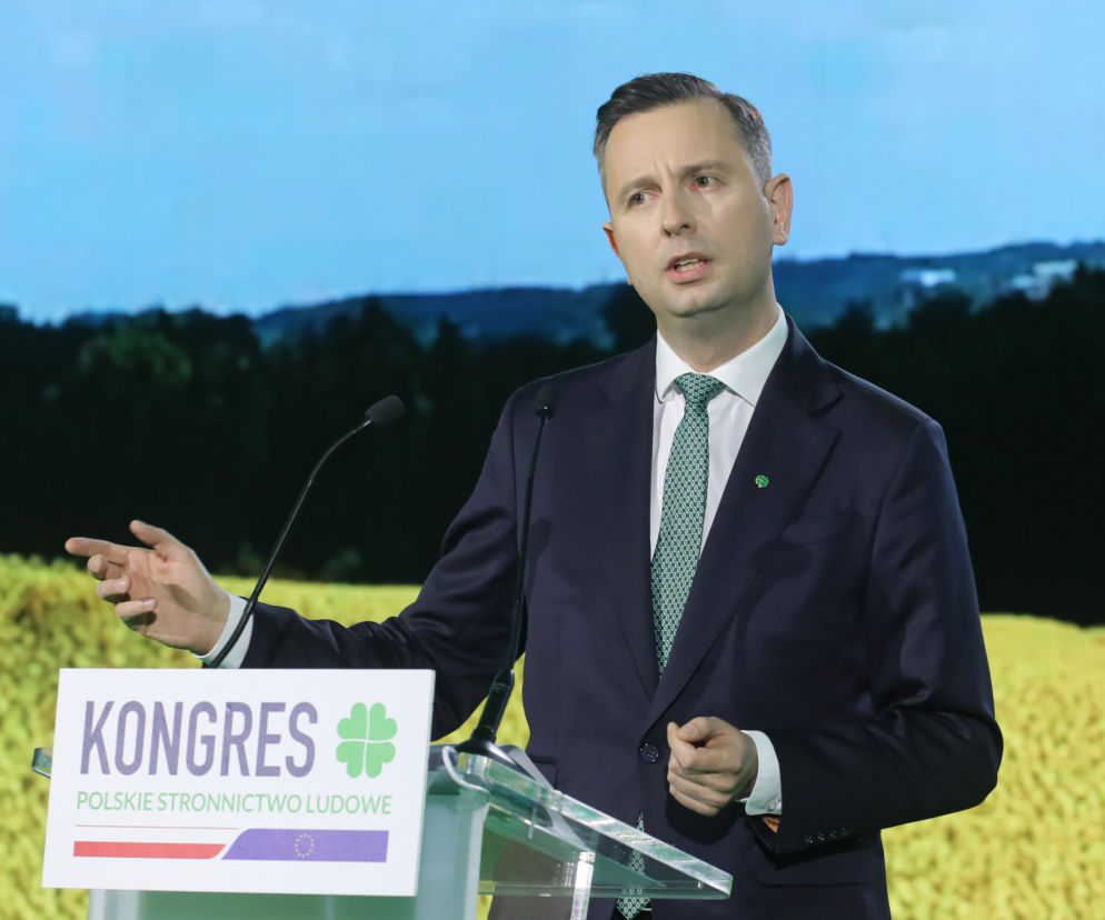 Władysław Kosiniak-Kamysz przemawia na kongresie PSL