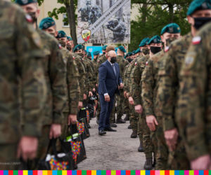 Podlascy żołnierze odebrali podziękowania za pomoc w walce z pandemią [ZDJĘCIA]