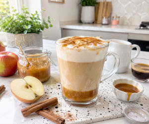Pumpkin spice latte jeszcze poczeka. Do sierpniowej kawy zrób i dodaj syrop z pierwszych jabłek